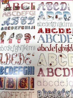 The Alphabet Collection Vol. 3 Cross-Stitch Pattern Book BK42